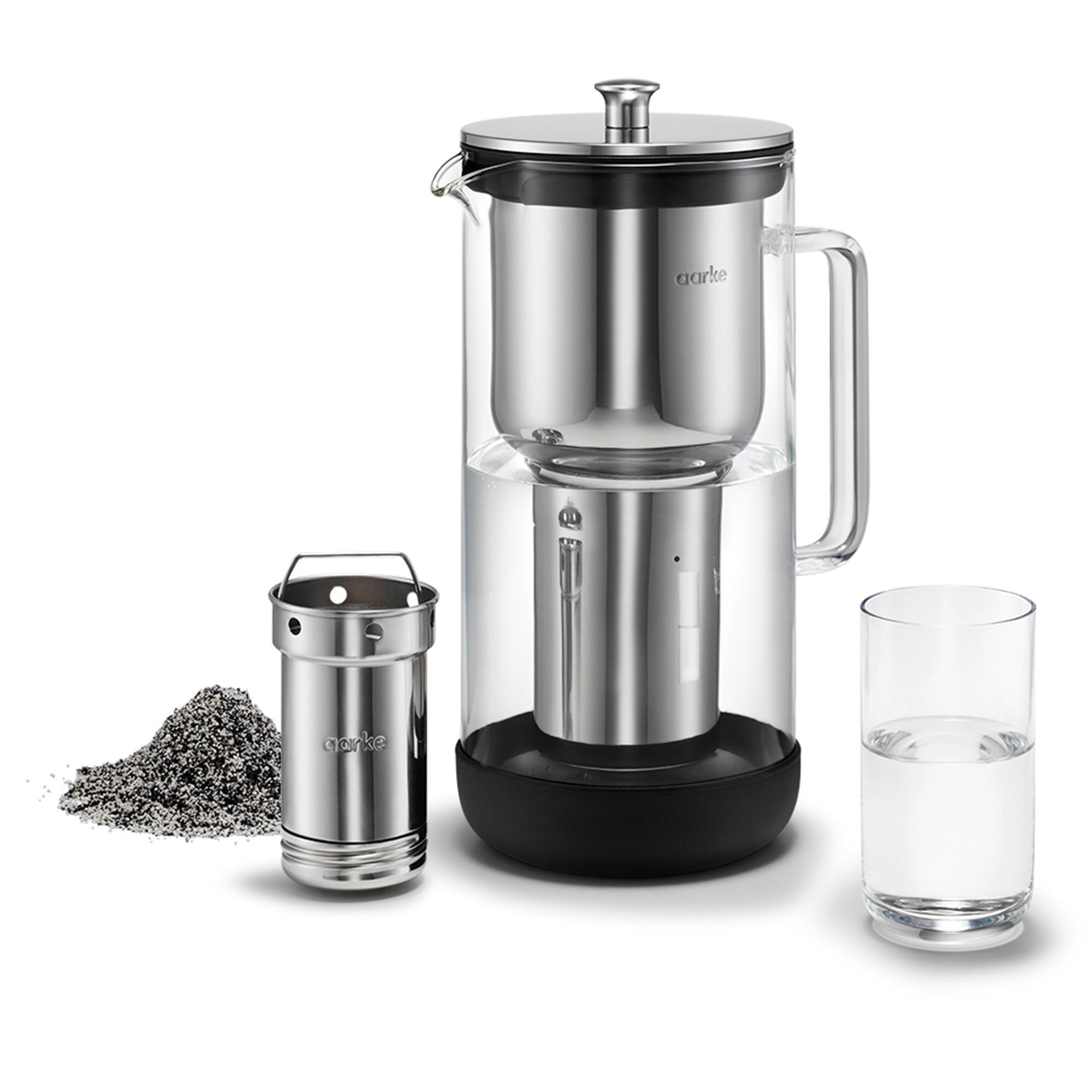Aarke - Vannrenser - Karaffel - Glass/Metall/Syntetisk
