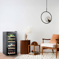 Viinikaappi WineExclusive 24 Pullolle, Musta