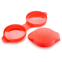 Spansk omeletform til mikroovn, rød