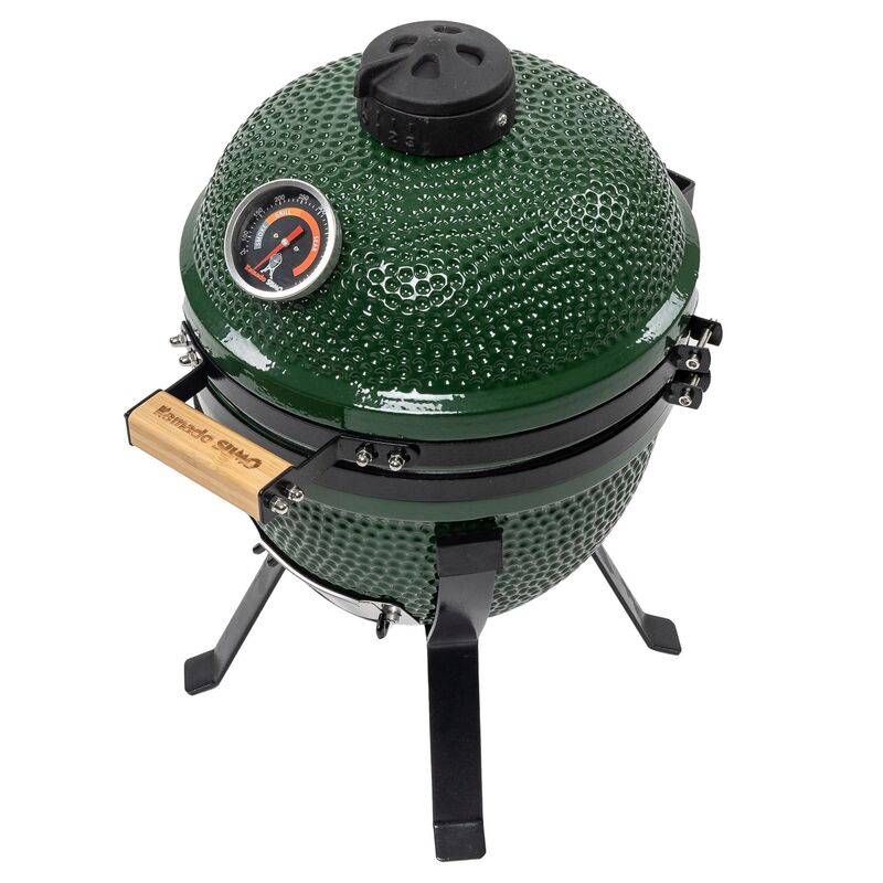 Mini kolgrill, grön