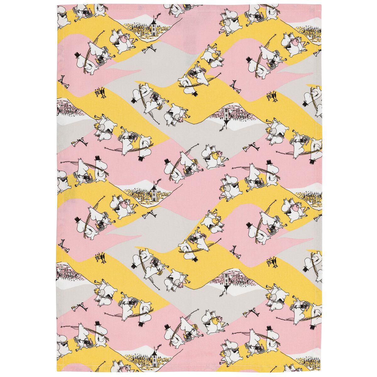 Mumin kökshandduk 50x70 cm 2-pack, Familjemys