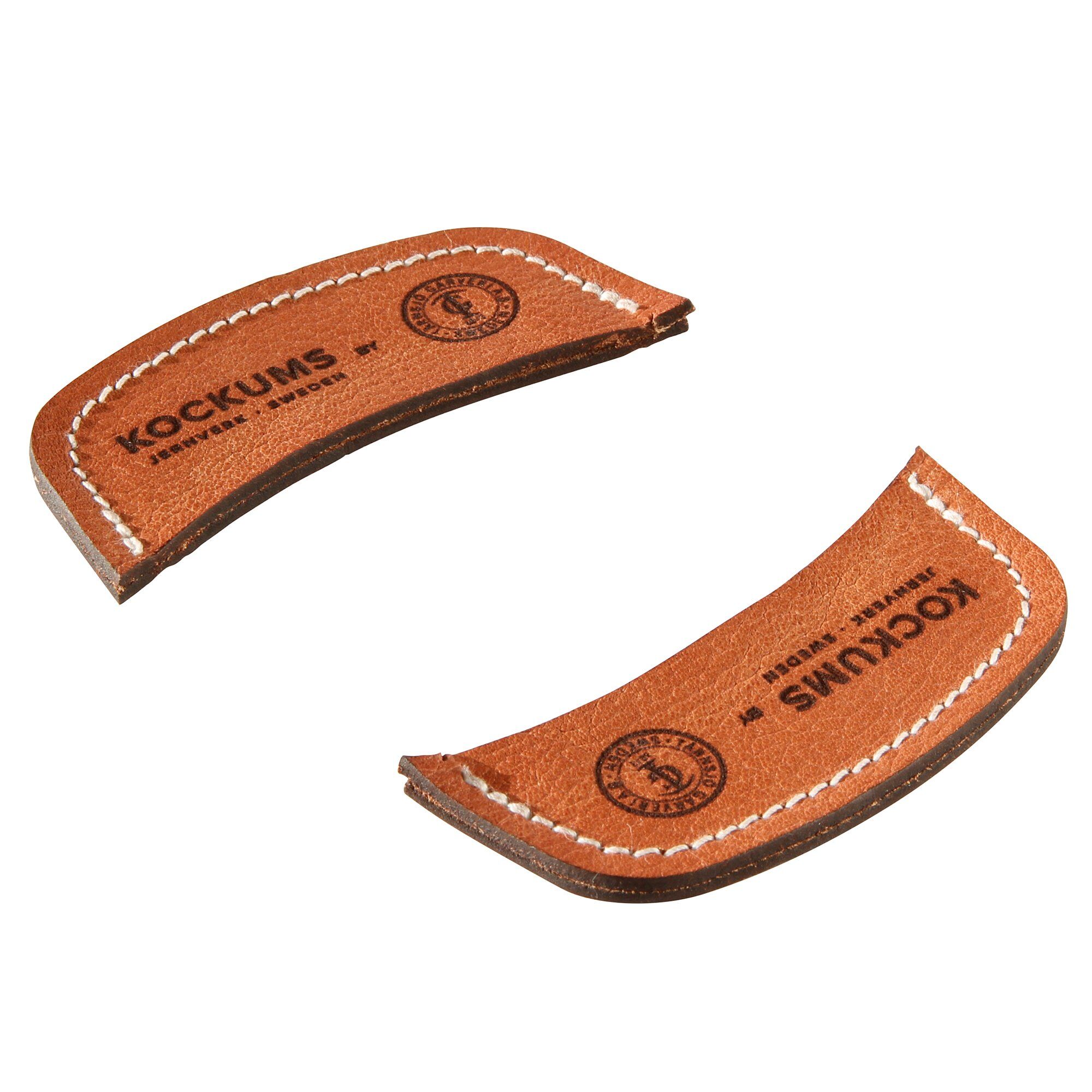 Kockums Jernverk - Håndtaksbeskytter 8x3 cm 2 stk Tränsjö-lær