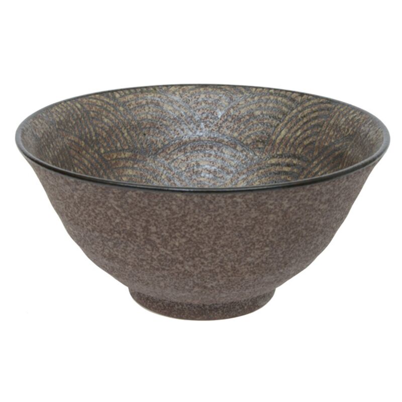 Minoyaki ramenskål, bronze matt