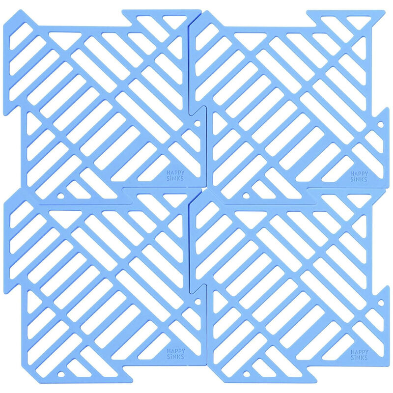 Diskbänksmatta 4-pack, lake blue 