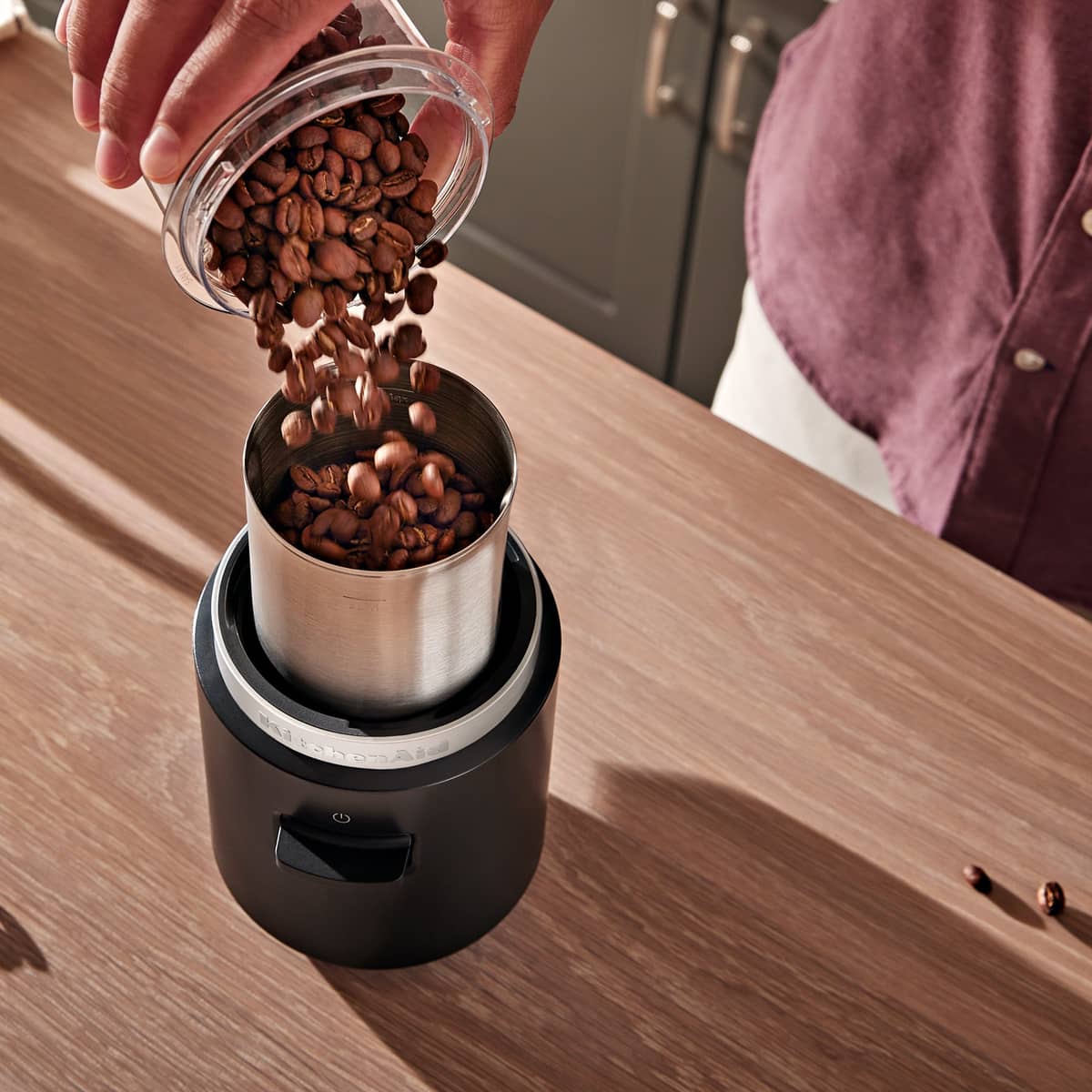 Go trådløs kaffekvern 12V med batteri
