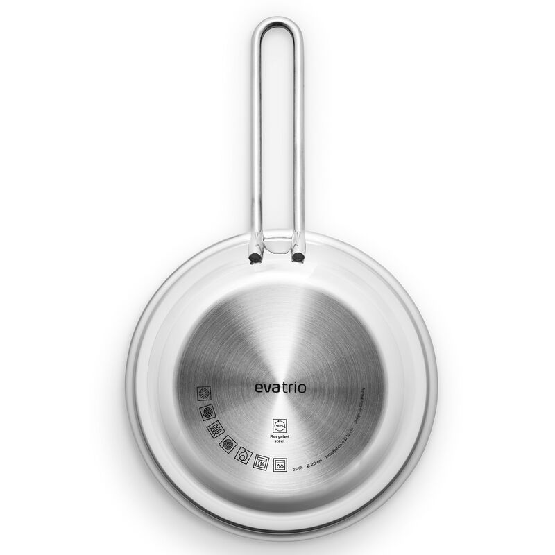 Paistinpannu 20 cm, ruostumaton teräs