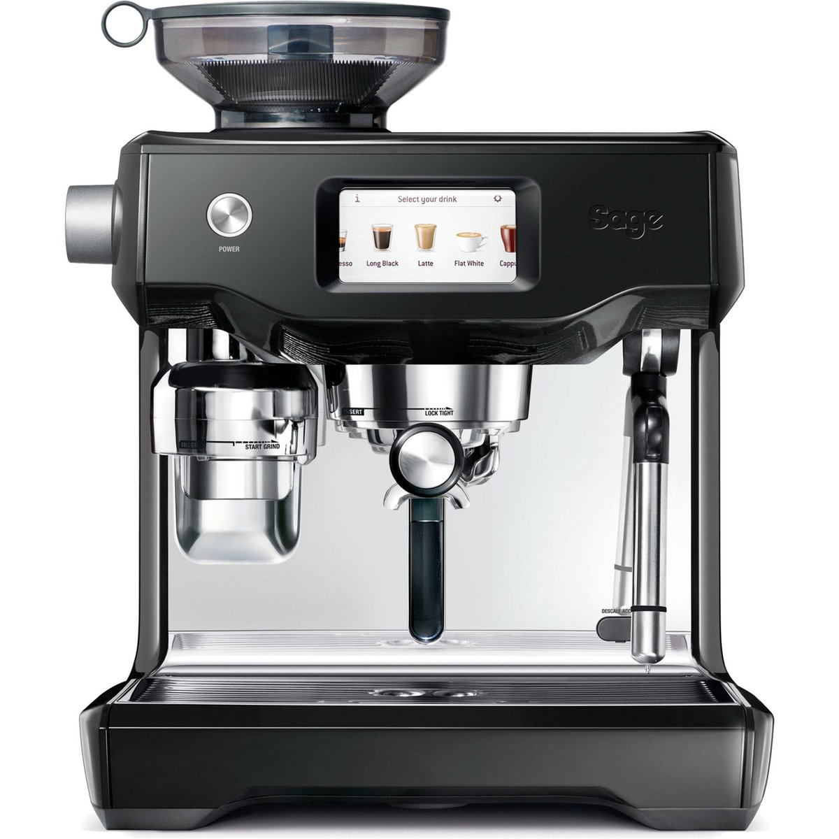 SES990 The Oracle Touch -espressokone, musta
