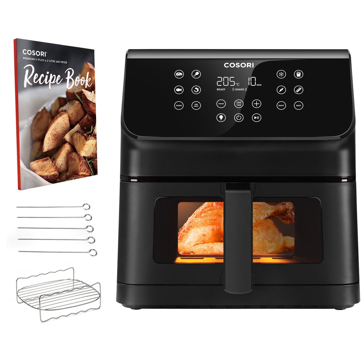 Premium II Plus Airfryer, sort