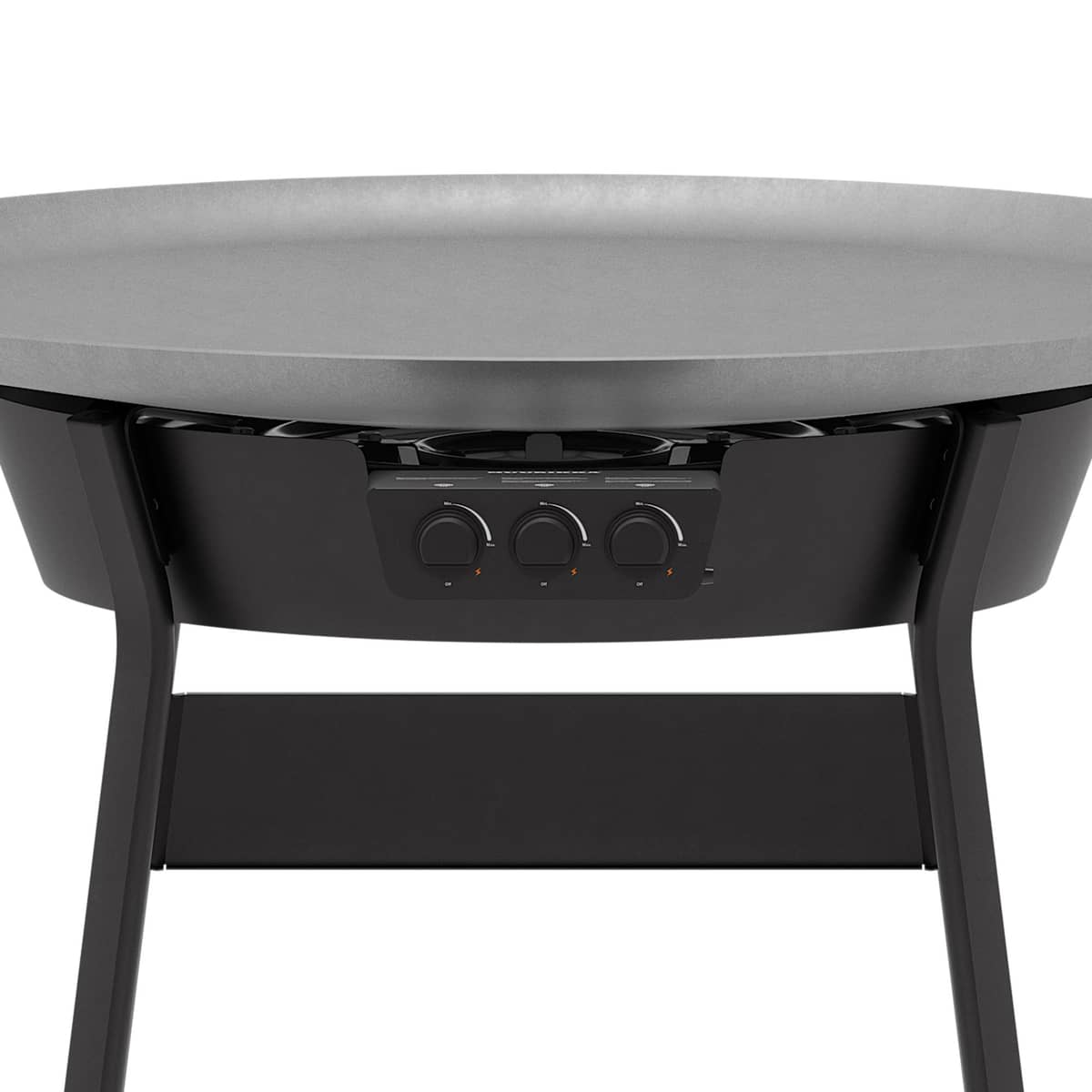 Stekhällsset med gasolbrännare LL 120 cm, svart