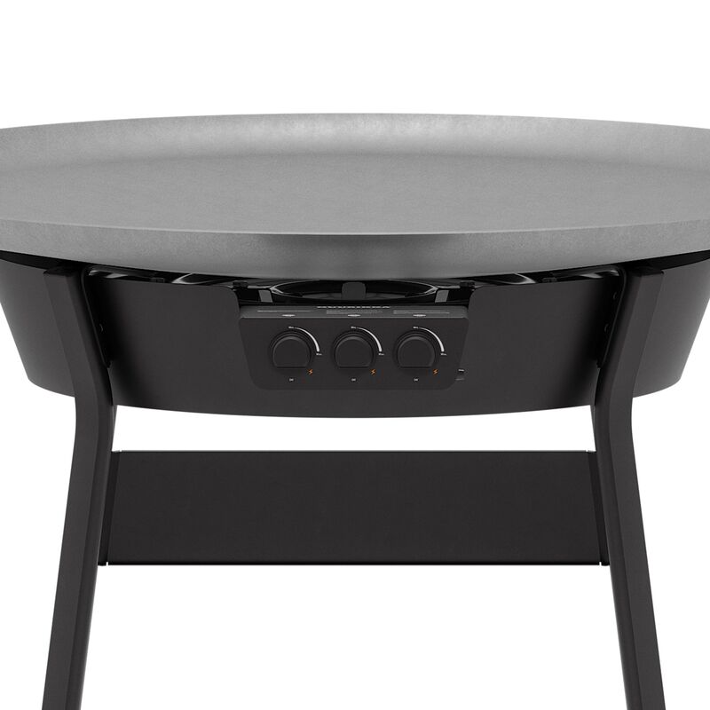 Stekhällsset med gasolbrännare LL 120 cm, svart