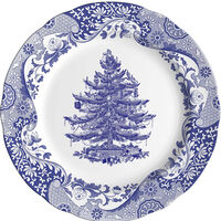 Spode Blue Italian Christmas Tree Tallrik 27 cm
