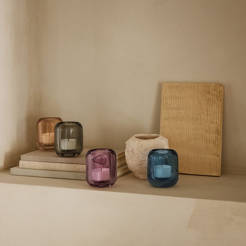 Acorn fyrfadsstage, stone, 2 stk.