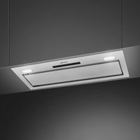 KSG8P4X integrerad fläkt 80 cm, rostfritt stål