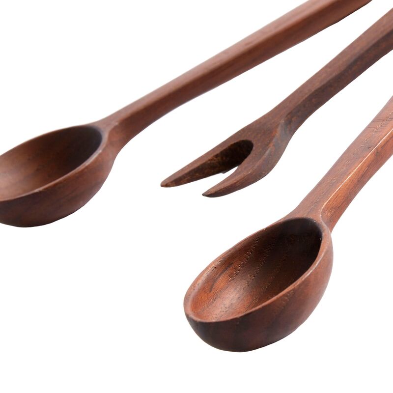 Yami tapasbestick 3 delar, brun