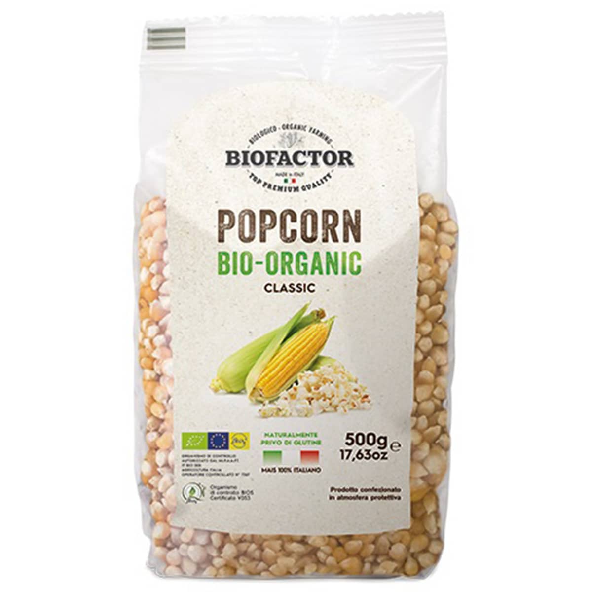 Luomu popcorn, 500g
