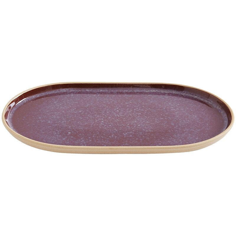 Minerals tarjoilulautanen large 35x19 cm, amethyst