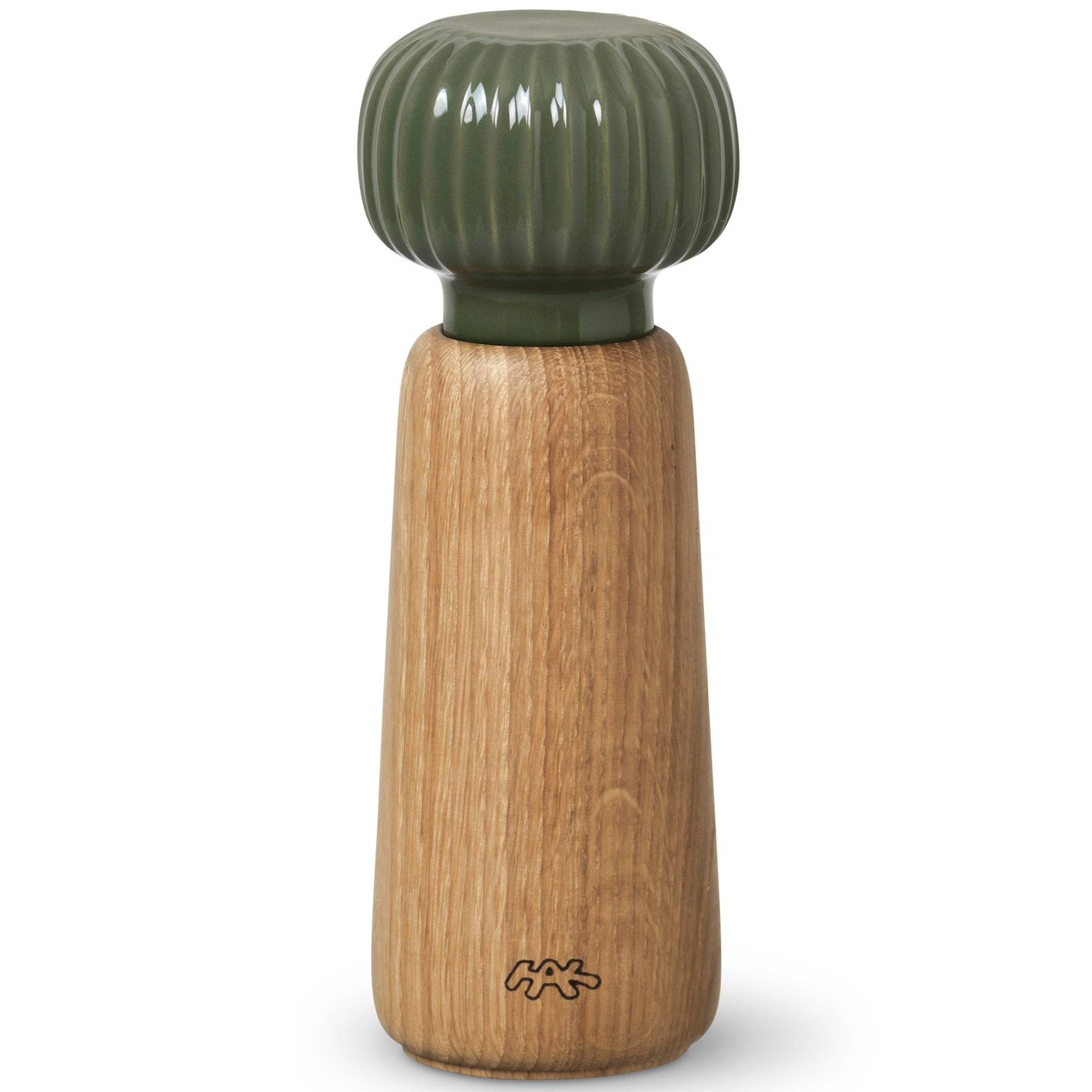 Produktfoto för Kähler Hammershøi salt-/pepparkvarn 18,5 cm, mörkgrön
