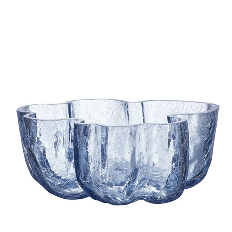 Crackle kulho 250 mm, circular glass