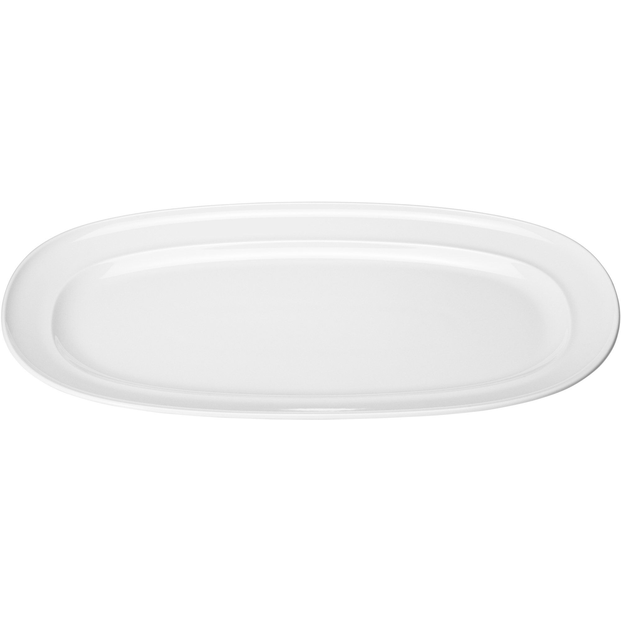 Koppel ovalt serveringsfat 31 cm, hvit