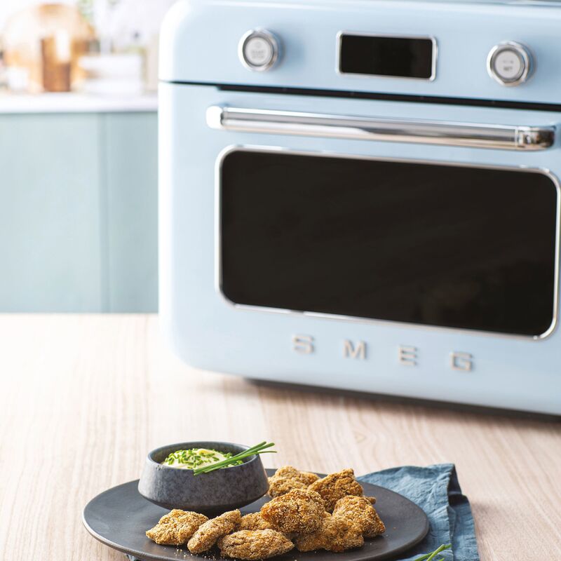 COF01PBEU Fristående ångugn, pastellblå