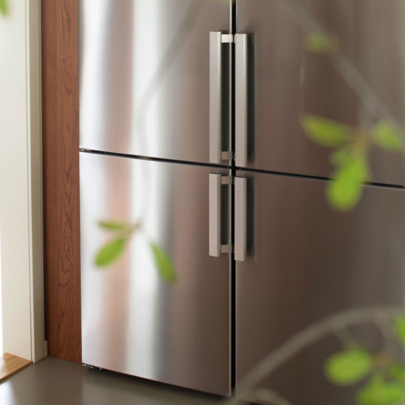 Professional kjøleskap/fryser frittstående 201 cm, rustfri