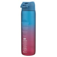Motivational Bottle 1 liter, blue/pink
