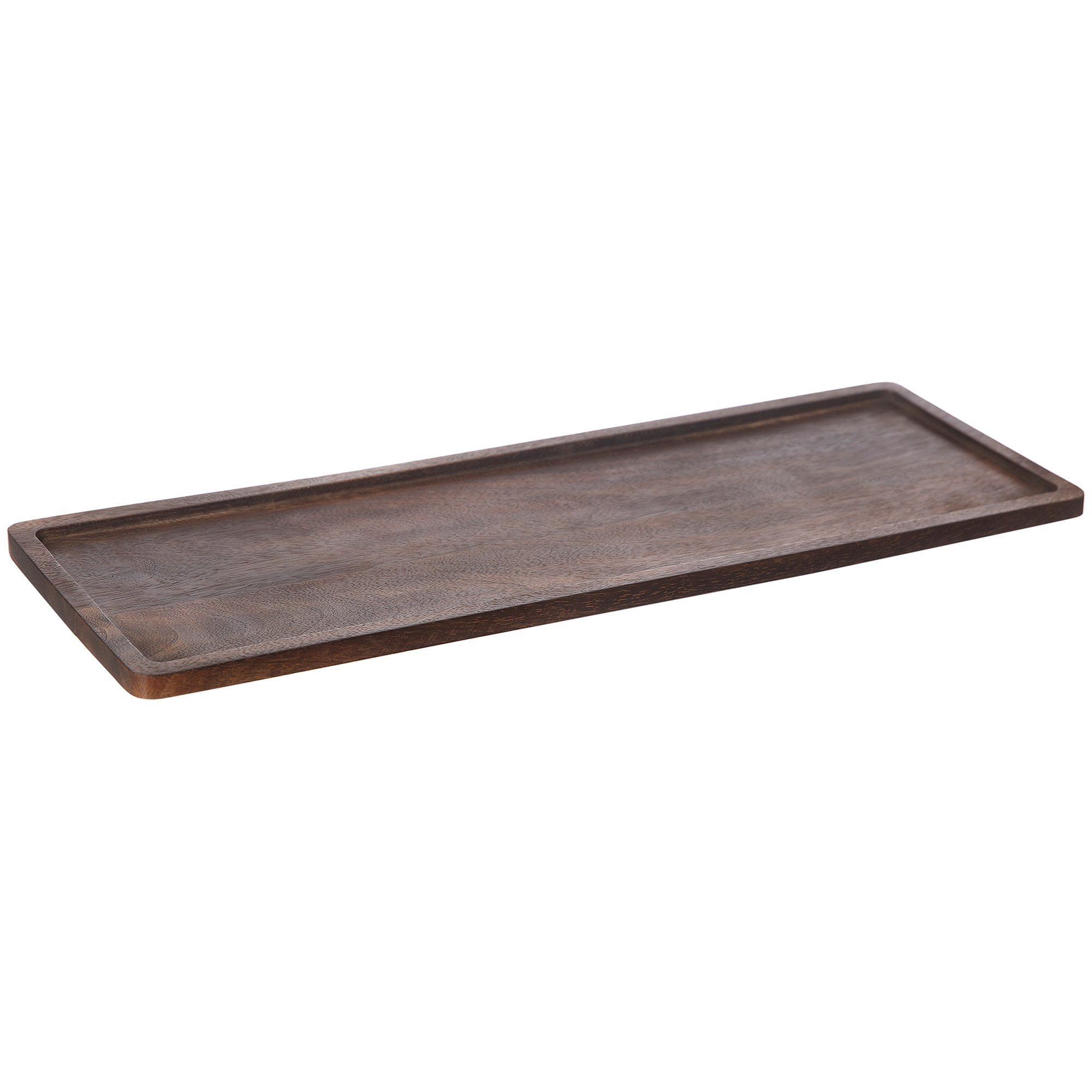 Produktfoto för Ernst Träbricka Rektangulär Mörkbrun, 15x45 cm