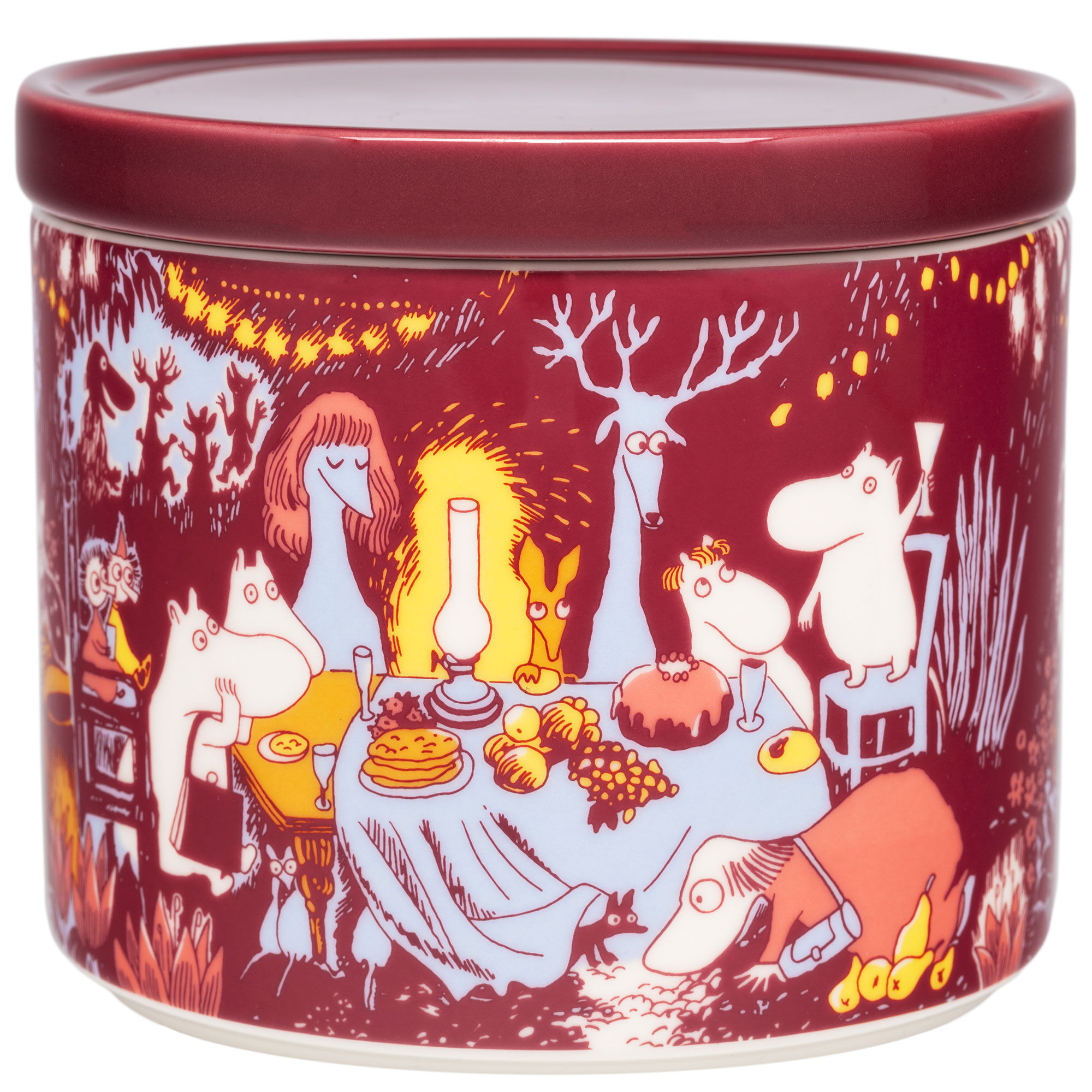 Arabia Mumin Festlige Stunder Krukke med låg 0,7 liter