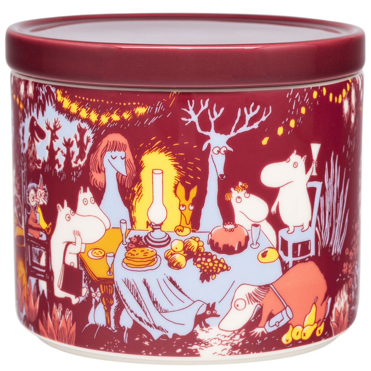 Arabia Mumin Festlige Stunder Krukke med låg 0,7 liter