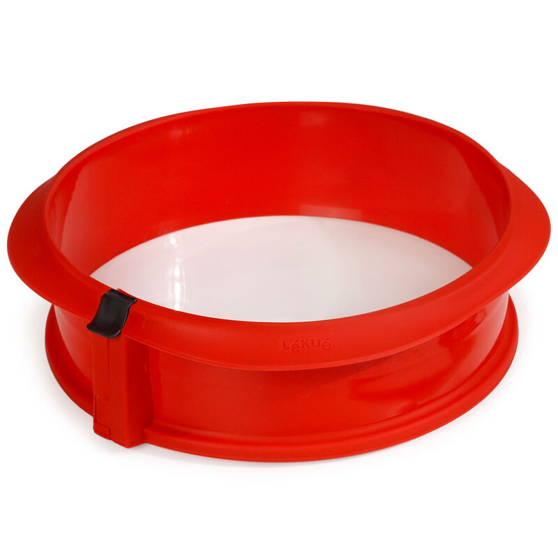 Springform med fat 23 cm, rød