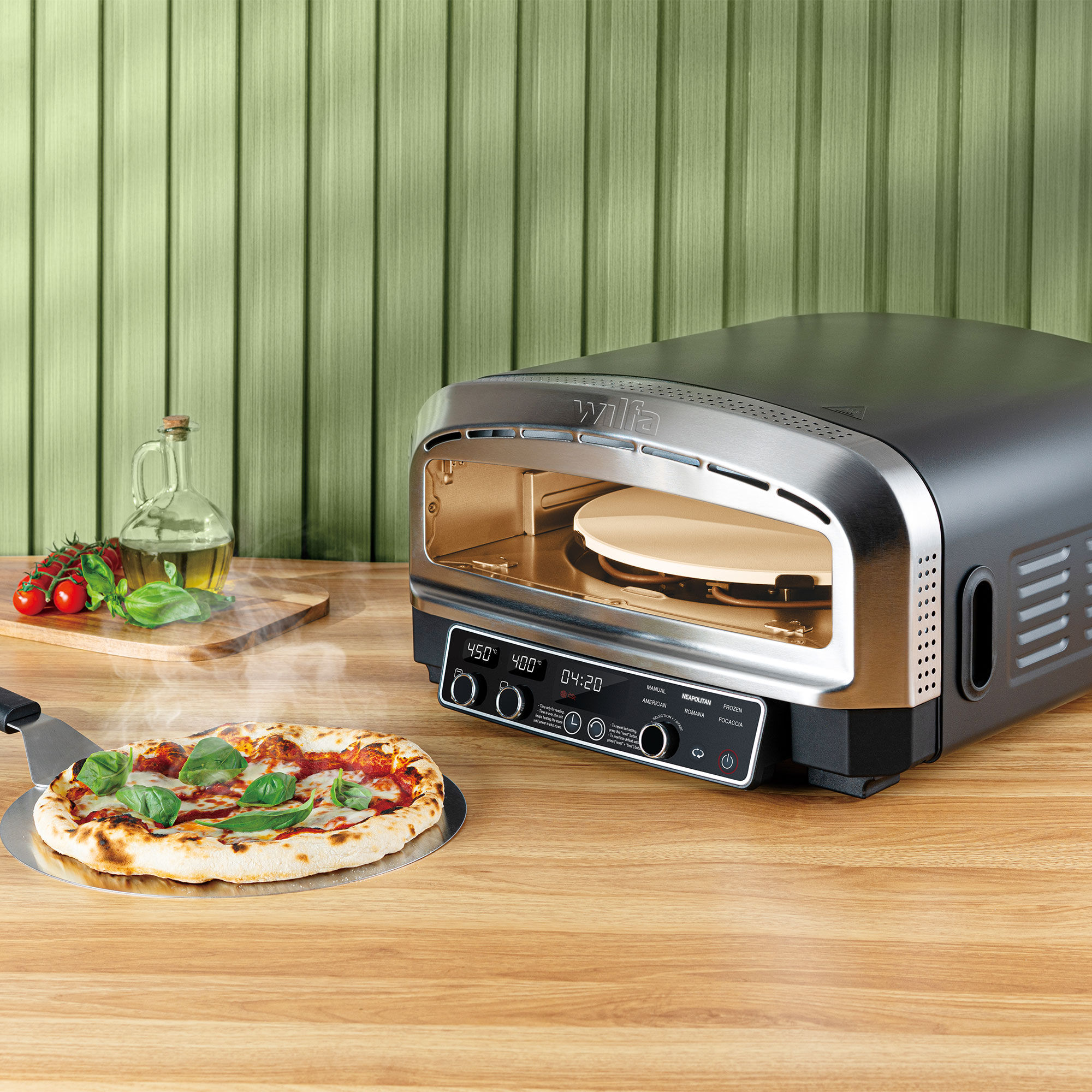 Crust PO2B-E2200 elektrisk pizzaugn