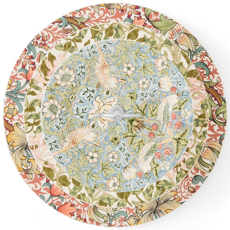 Kakkuvati, strawberry thief/honeysuckle/golden lily