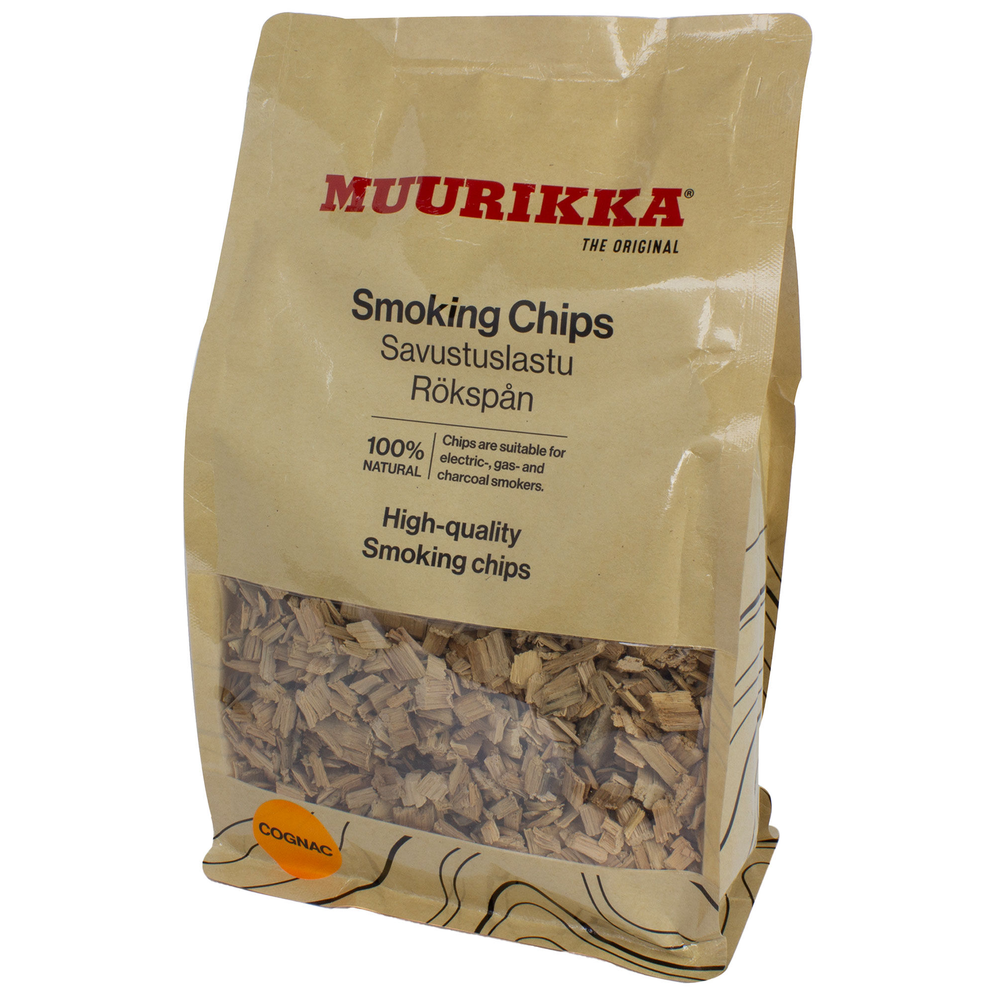 Muurikka Røykespon cognac 500 g