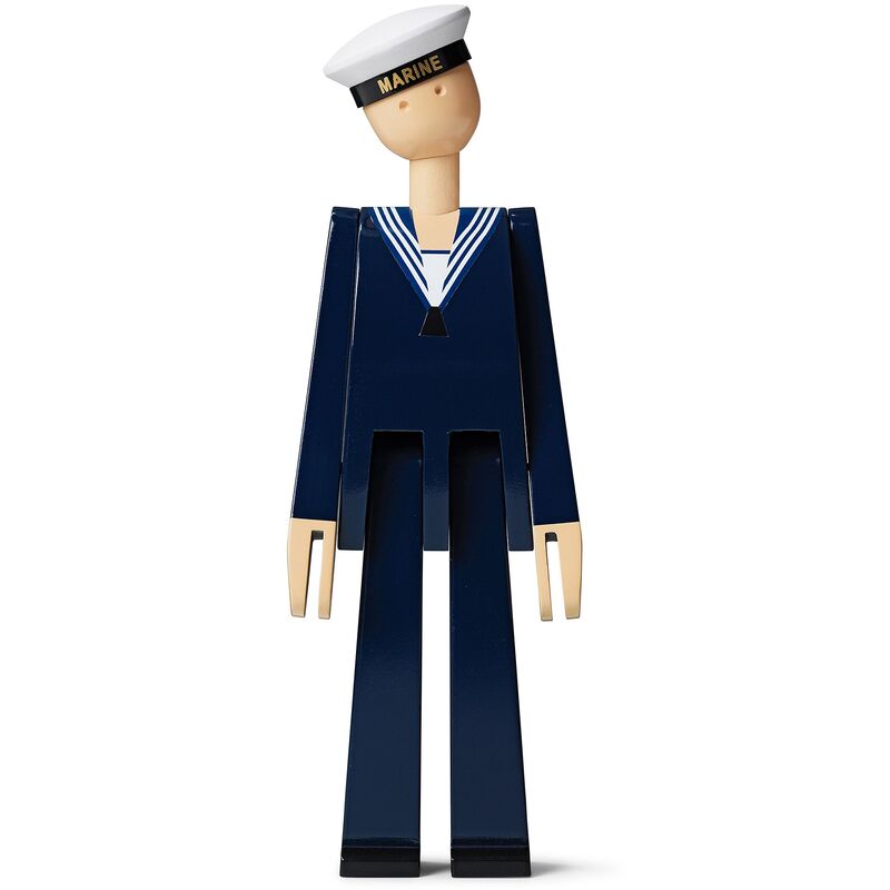 Marinesoldat, mørkeblå/hvit