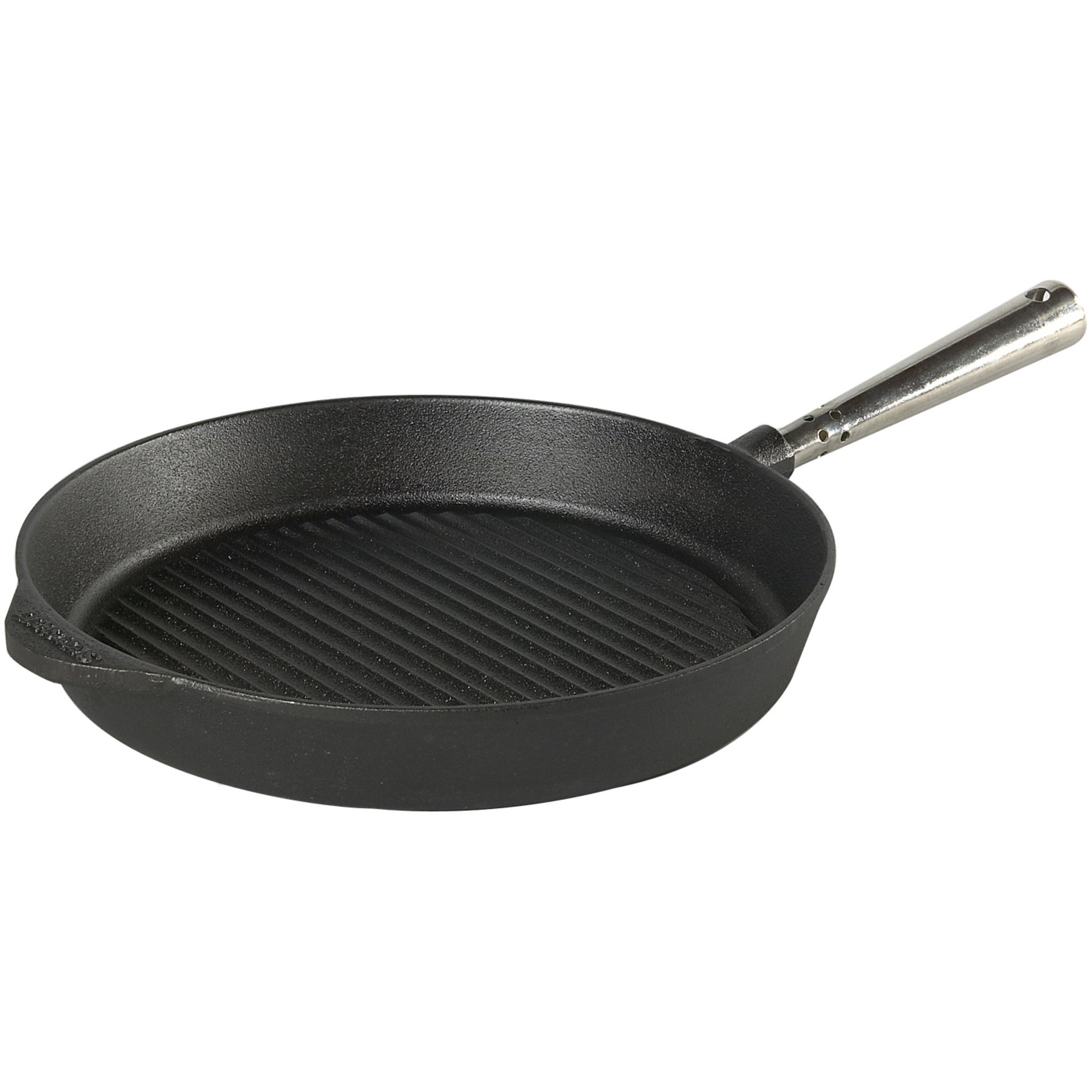 Grillpanna Gjutjärn 28 cm Stålhandtag