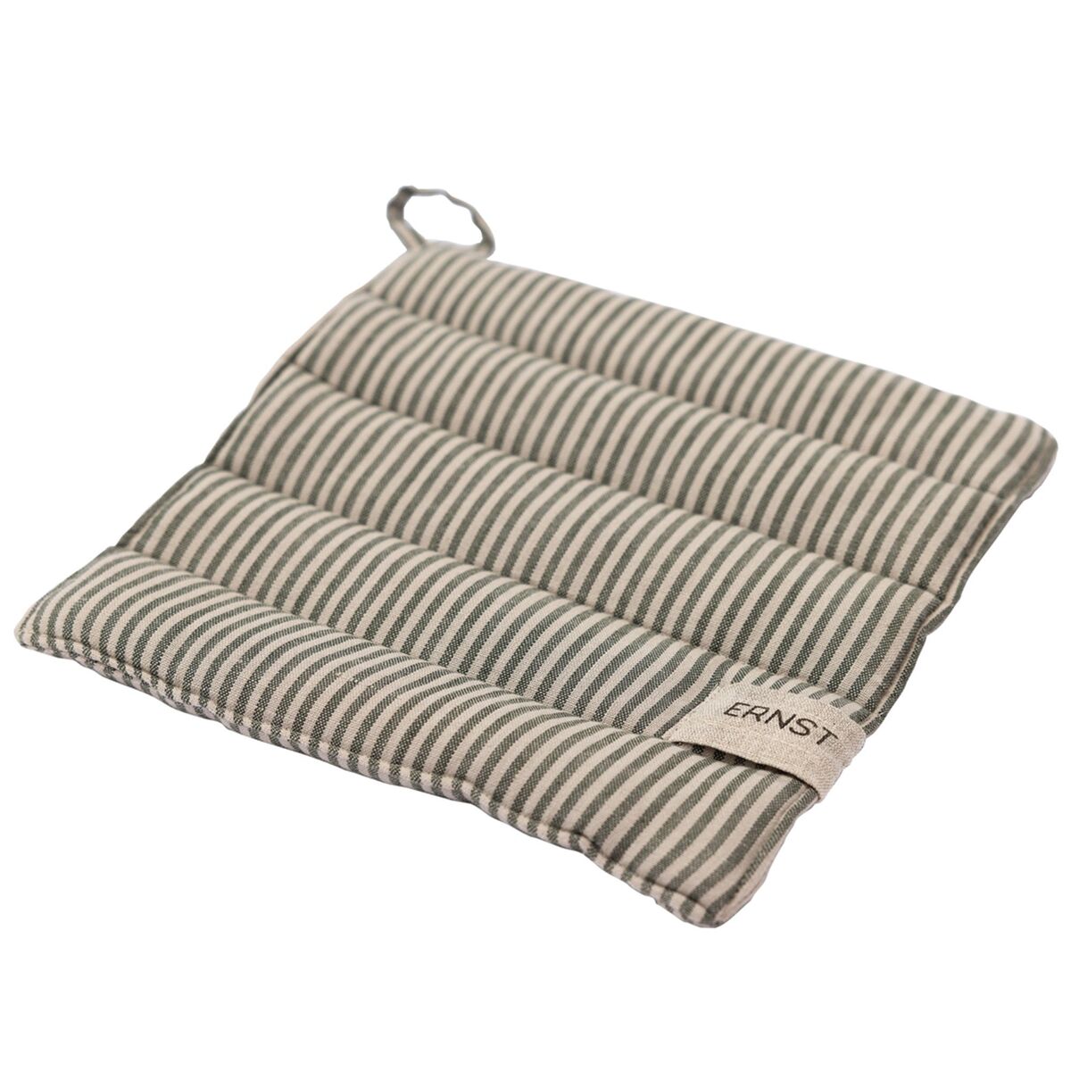 Grytlapp randig, grön/beige