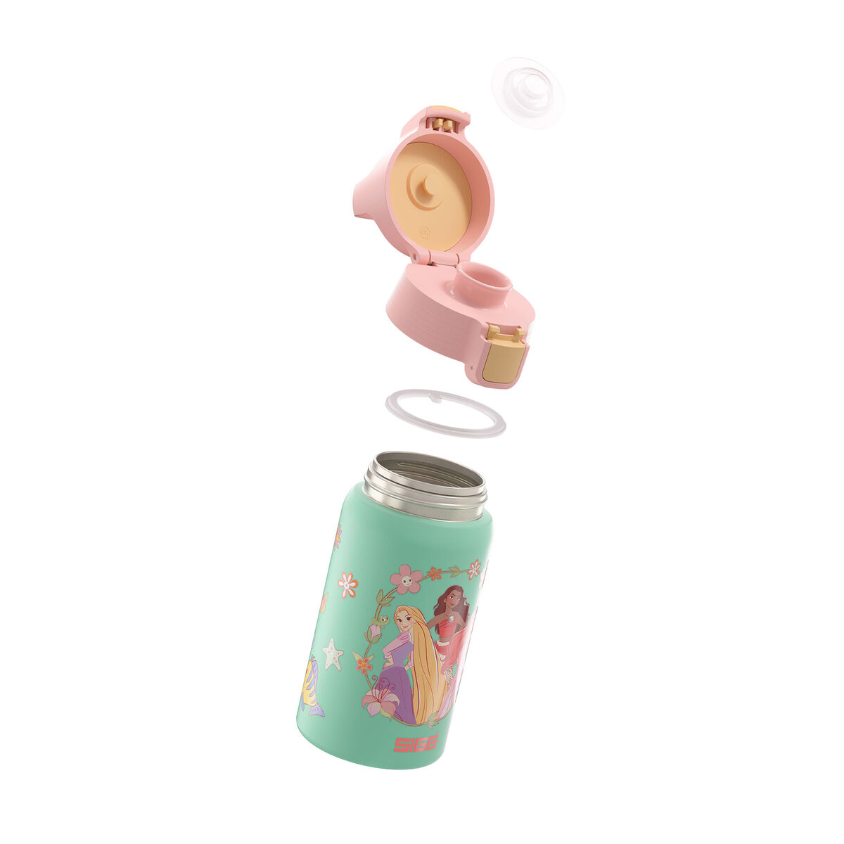 SIGG Disney Shield ONE pullo 0,5 litraa, prinsessat