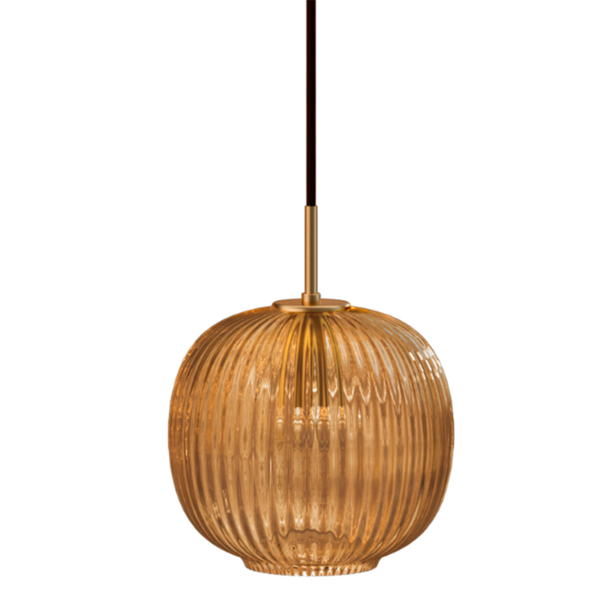 Vibra taklampe 18 cm, amber