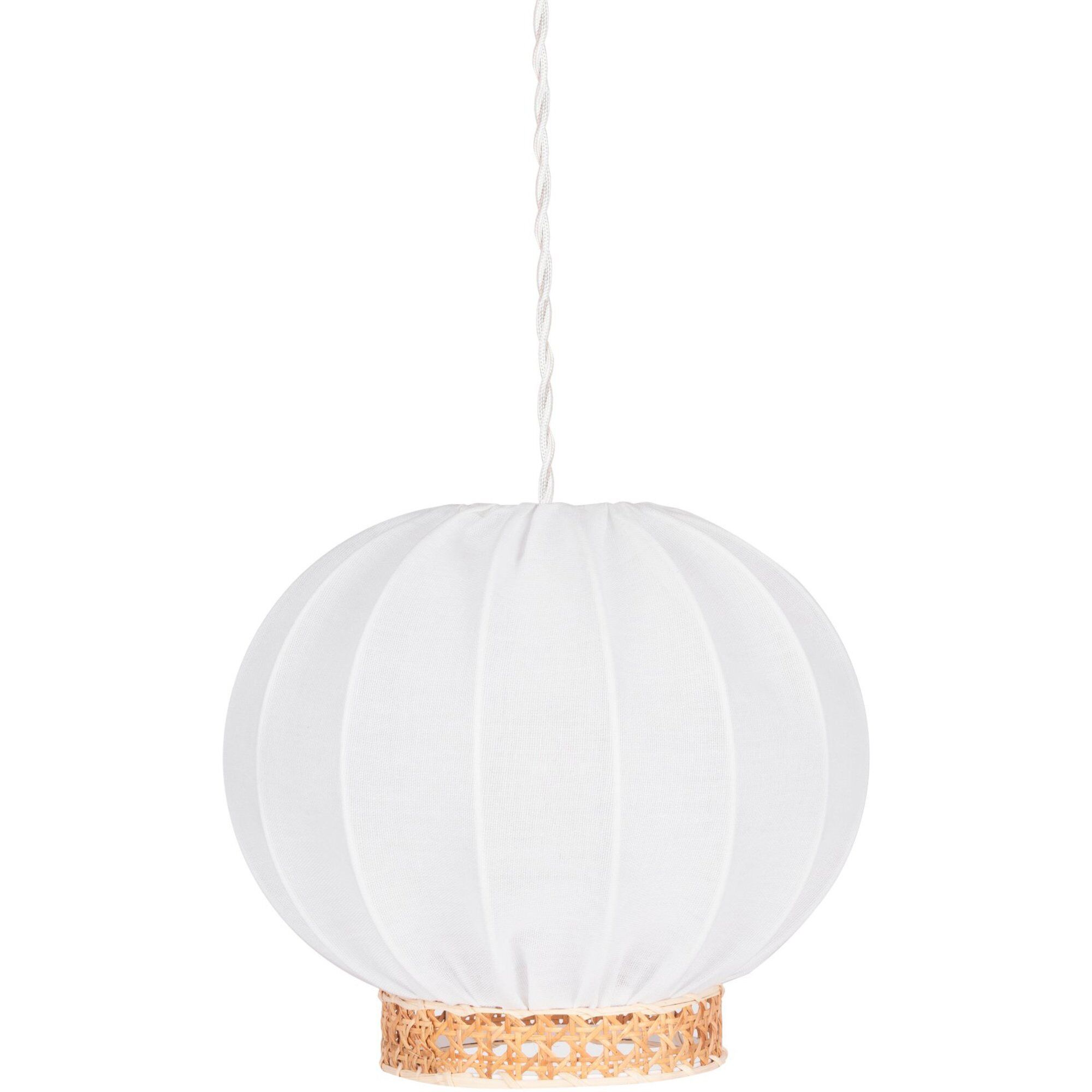 Globen Lighting - Yokohama 30 Pendel Hvit/Nature