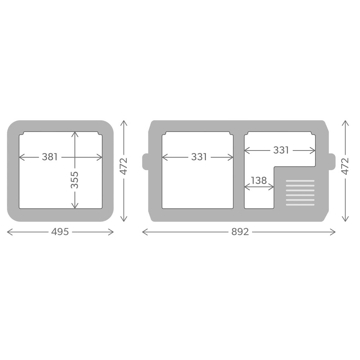 CFX3 25 bærbar kompressorkjøleboks, 74 liter