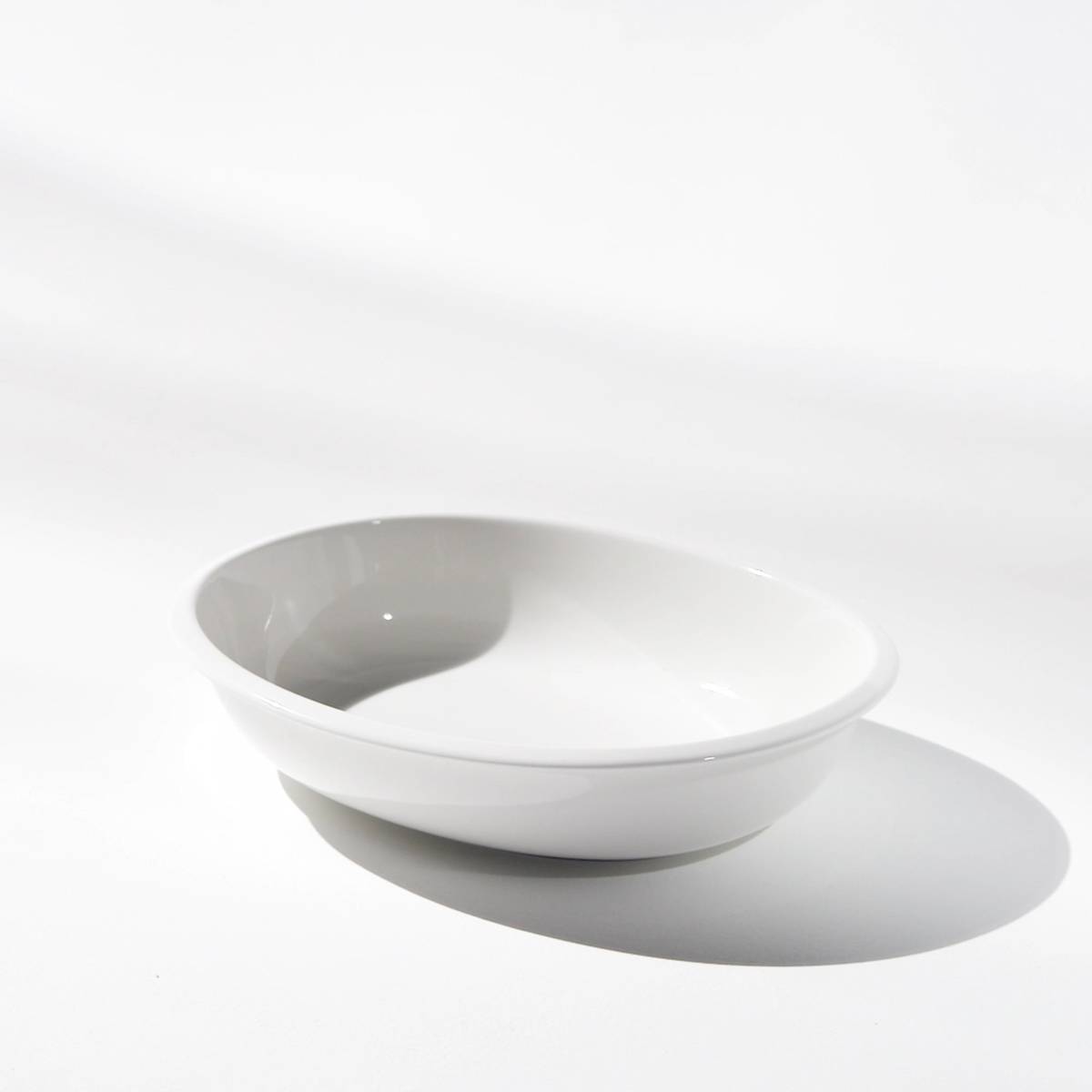 Raami soikea tarjoilukulho 27 cm, valkoinen