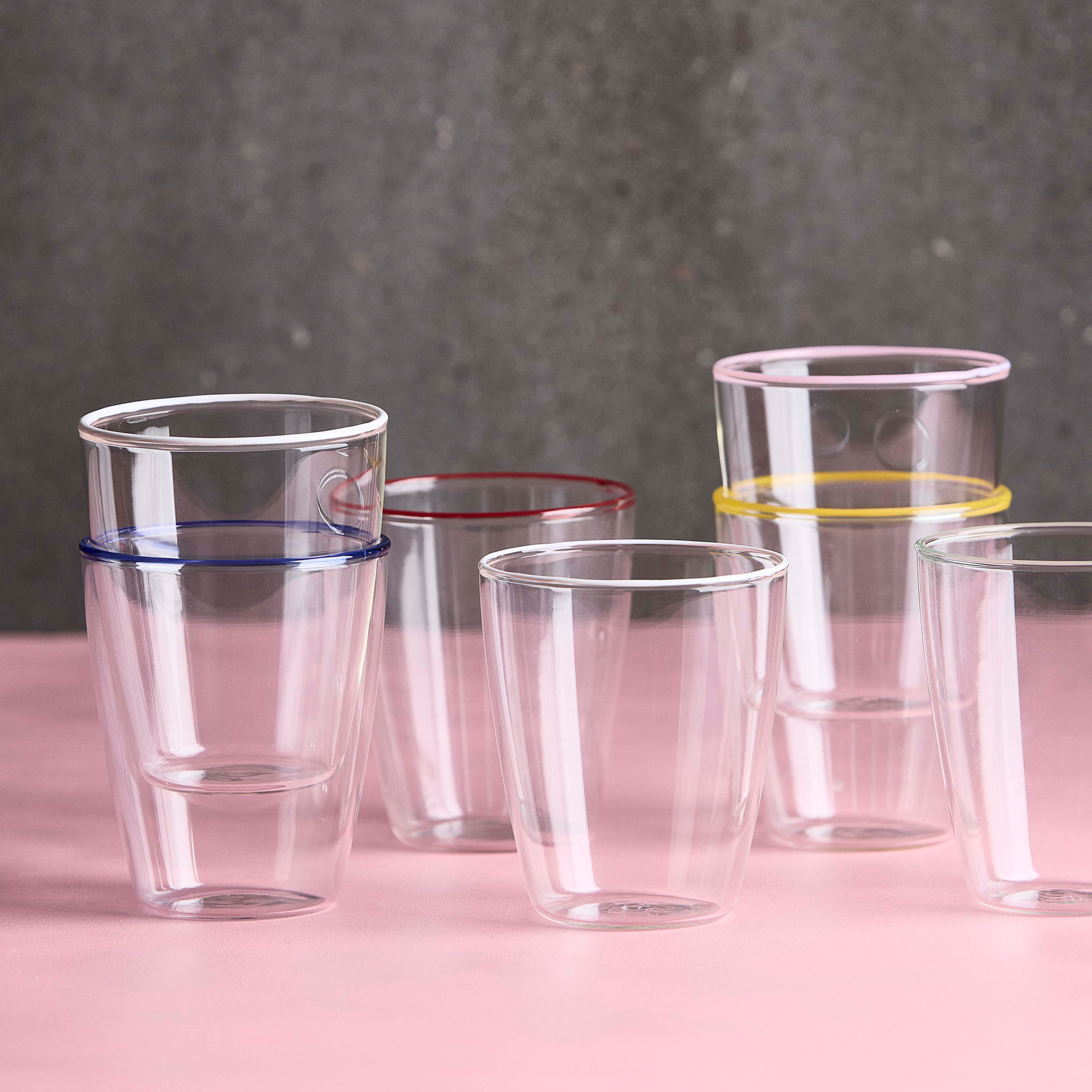 Life In Colour Art vattenglas 29 cl, blueberry