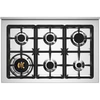 HER96L1ENET Heritage gaskomfur med ovn, 90 cm, mat sort