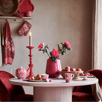 PIP Studio Flower Festival teekannu 1,6 litraa, vaaleanpunainen