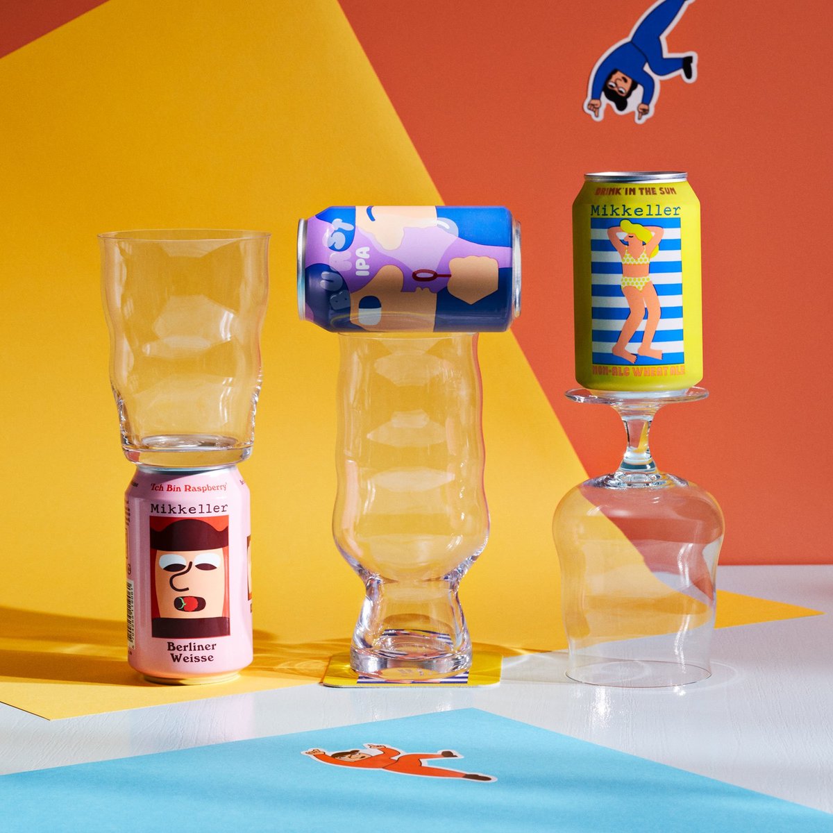 Mikkeller IPA ølglass 50 cl 2-pakning