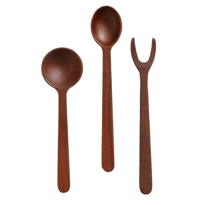 Yami tapasbestick 3 delar, brun