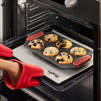 Grytevott i silikon, rød