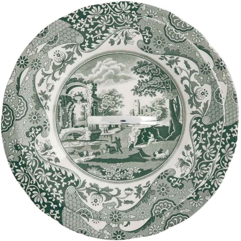 Heritage Green Italian kakfat 2-vånings, grön/vit