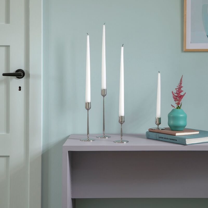 Dorotea lysestake 7x5,5 cm, blank stål