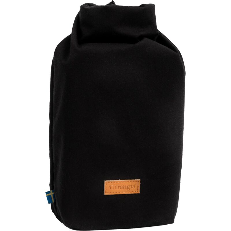 Roll top etui til matboks large, svart